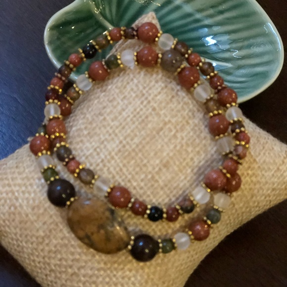 Genuine Gemstone Bracelet - Picture 3 of 6